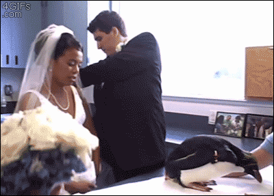 Gifs marrants de mariage - 2